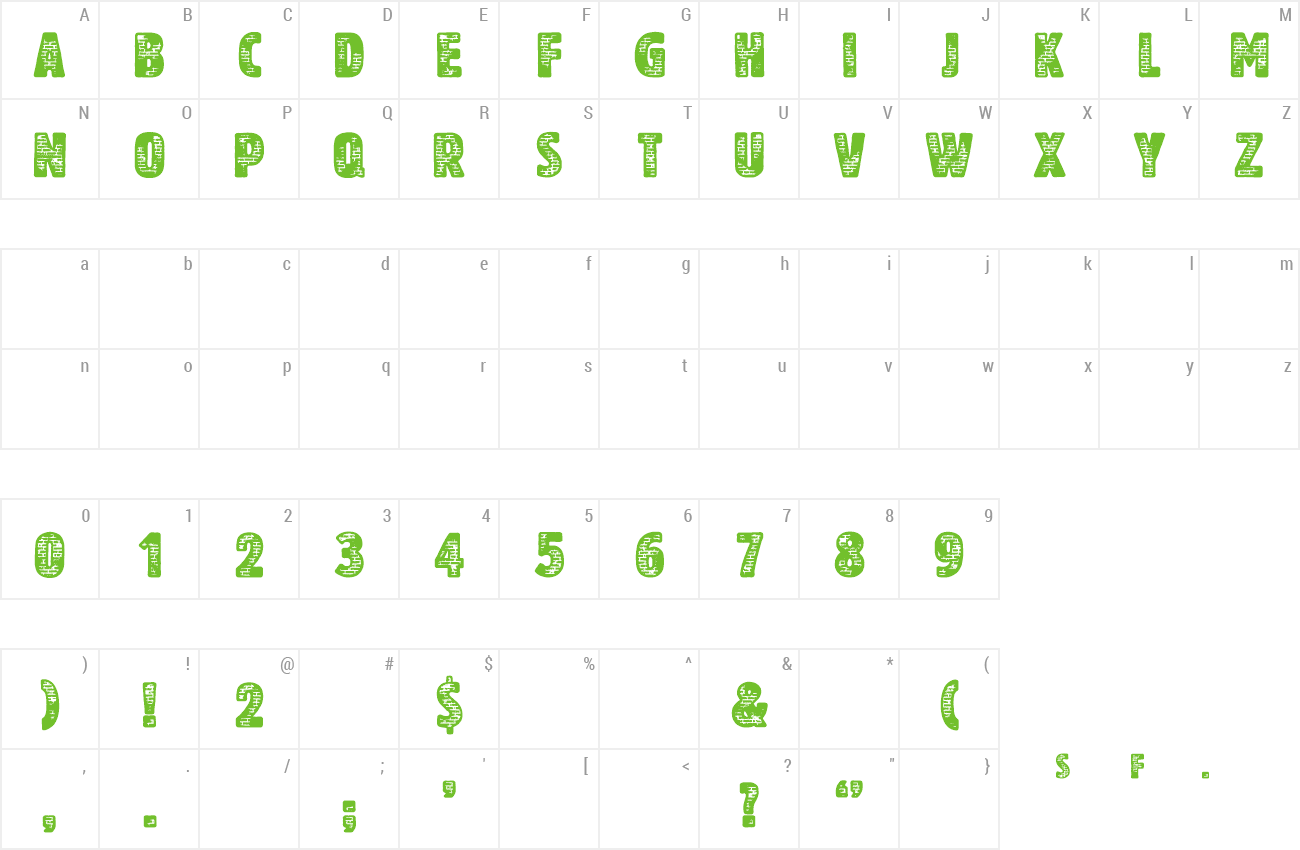 Font Another Brick preview